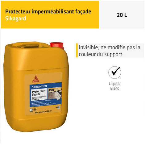 Hydrofuge SIKA - Sikagard-221 Protecteur Facade - 20L