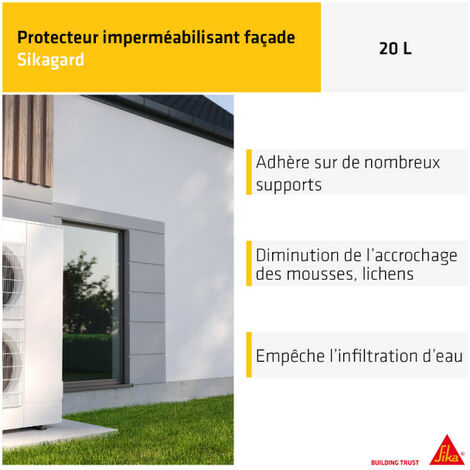 Hydrofuge SIKA - Sikagard-221 Protecteur Facade - 20L