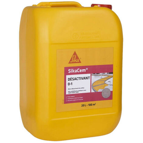 Désactivant de surface SIKA - SikaCem - 0-1 - 20L