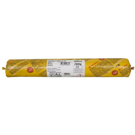 Recharge mastic colle SIKA Sikaflex PRO 11 FC Purform - Blanc - 600ml - 644848