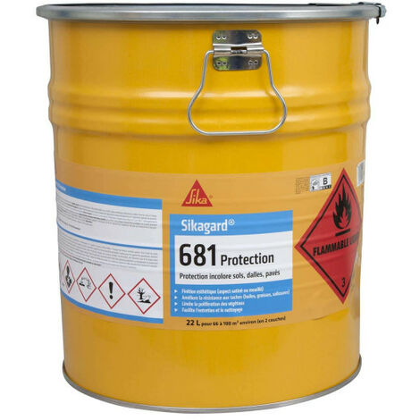 Sika – Protection incolore pour sols – Imperméabilisant 22L – Résistant aux agents atmosphériques – Effet mouillé après séchage