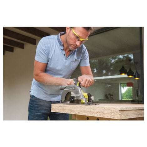 Pack RYOBI Scie circulaire R18CS7-0 - 18V One+ Brushless - 1 Batterie 2.0Ah - 1 Chargeur rapide