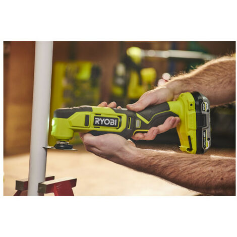 Pack RYOBI Multitool RMT18-0 - 18V One+ - 1 batterie 2.0Ah - 1 chargeur rapide RC18120-120