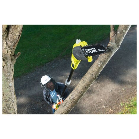 Pack RYOBI Elagueur à chaine sur perche OPP1820 - 18V One+ - 1 Batterie 2.0Ah - 1 Chargeur rapide