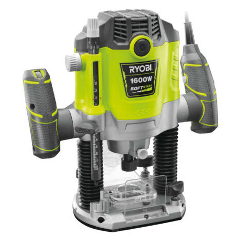 Pack RYOBI Défonceuse électrique RRT1600-K - 1600W - 254mm - Coffret 15 fraises panachées - RAKRBS15