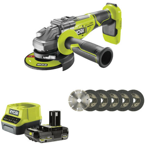 Pack RYOBI Multitool RMT18-0 18V One+ - Avec Batterie 2.0Ah Et Chargeur Rapide - Universel Starlock