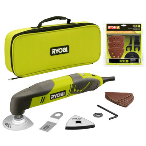 Pack RYOBI Outil multifonctions RMT200-S - 200W - kit spécial bois 15 pièces - RAK15MT (1/5)