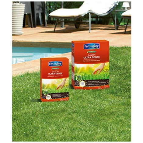 Pack FERTILIGÈNE - Gazon ultra dense - 150m² - 3,75kg - Epandeur manuel Easy Green