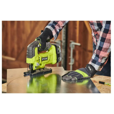 Pack RYOBI Scie sauteuse électrique RJS750-G - 500W - 75mm - bois - coffret de 20 lames - bois - métal - 75-100mm - RAK20JB - Espace Bricolage