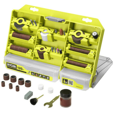 RYOBI Coffret multiusage - RAR800K-120 - 3,2mm - 120 pcs (1/8)