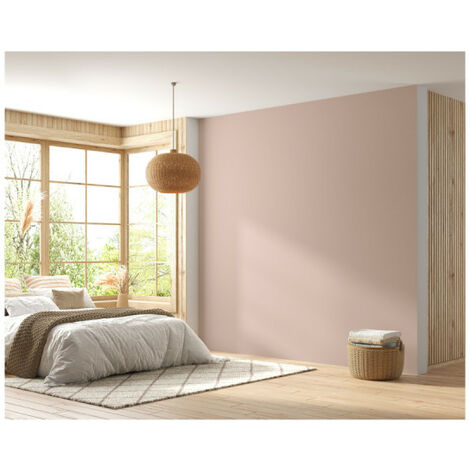 Peinture acrylique lessivable mat BARBOUILLE - Pour murs et plafonds - 5L - Rose Jésus
