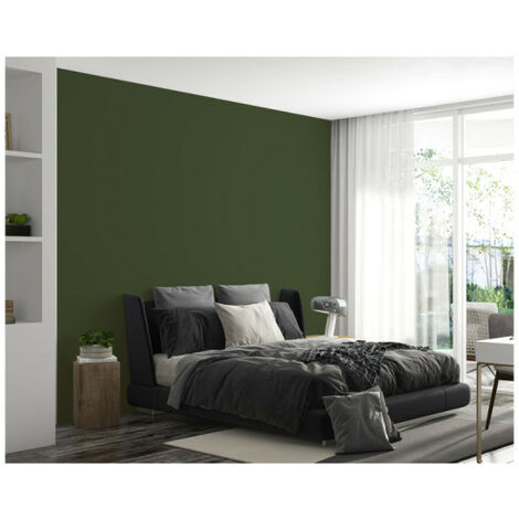 Peinture acrylique lessivable satin BARBOUILLE - Pour murs, plafonds, meubles et bois - 1L - Vert Crocodile