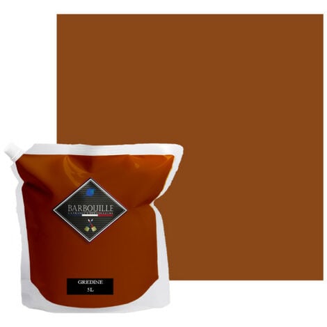 Peinture acrylique lessivable mat BARBOUILLE - Pour murs et plafonds - 5L - Rose Gredine