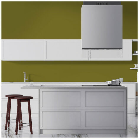 Peinture acrylique lessivable velours BARBOUILLE - Pour murs et plafonds - 5L - Vert Brexit