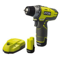 Perceuse Visseuse RYOBI 12V 2 Vitesses 30Nm - 2 Batteries 2Ah + Chargeur Et Sac