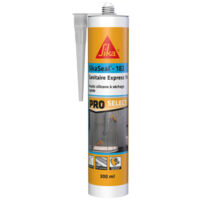 Sika – Mastic silicone sanitaire à séchage rapide 1h – Transparent 300ml – Résistant aux moisissures – Application facile sur carrelage - SikaSeal-182