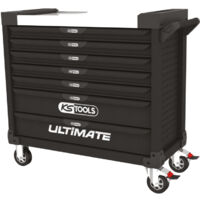 KS Tools - Servante ULTIMATE XL noire, 7 tiroirs - 825.0007