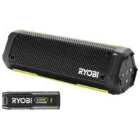 Enceinte Bluetooth - RYOBI - 4V - IP67 - Câble USB-C - 1 batterie 4V 2,0 Ah USB Lithium