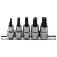 Jeu de douilles à embouts BGS TECHNIC pour MTS Mortorq - 10mm (3/8") - MTS0/MTS04 - 5 pcs - 9756