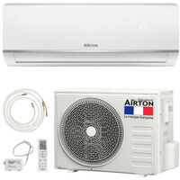 Airton – Climatiseur réversible 3500W – Technologie DC INVERTER – Surface jusqu'à 44 m² – Module WIFI inclus – Installation facile