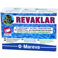 Mareva – Cartouches clarifiantes Reva-klar pour piscine – Fort pouvoir coagulant et floculant – Multiplie par 20 les performances du filtre à sable – 1 kg – 150021U