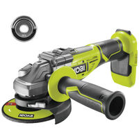 Pack RYOBI - Meuleuse d'angle brushless R18AG7-0 - 18V One+ - sans batterie ni chargeur - Ecrou Easyfix pour meuleuse d'angle RAKEF - M14