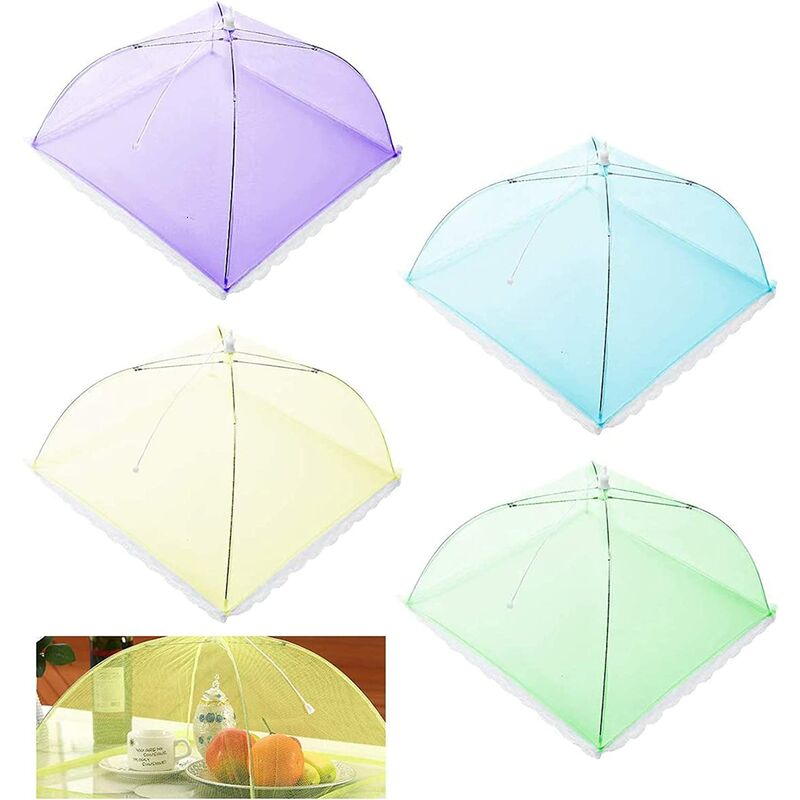 31 x 31 cm 46 * 46cm Come mostrato Tenda parasole per alimenti per picnic insetti e zanzare Xiton grande riutilizzabile e pieghevole a rete per tenere fuori mosche 