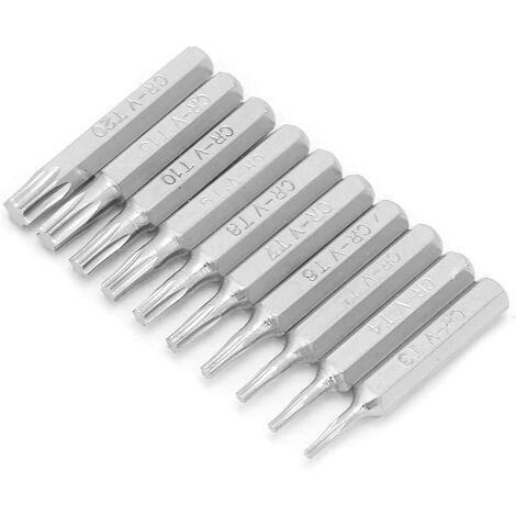 11pcs Punta Cacciavite Chiave Esagonale Allen Bit GAMBO ESAGONALE resistente leggero 