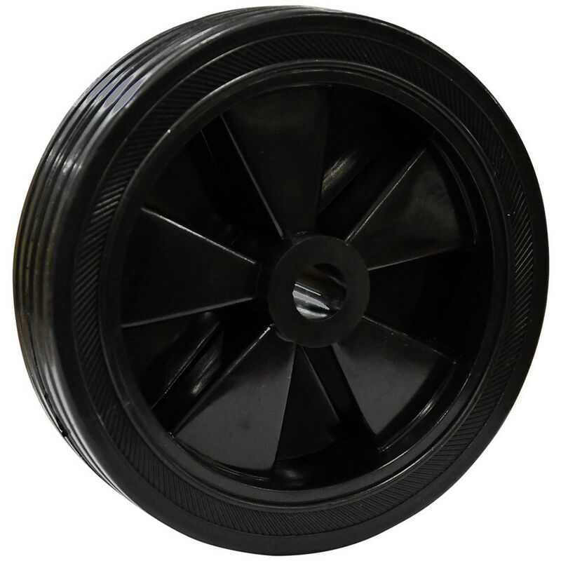 Ruota Di Ricambio In Plastica Nera Per Compressore D'Aria - Diametro 115 Mm (Uxcell)