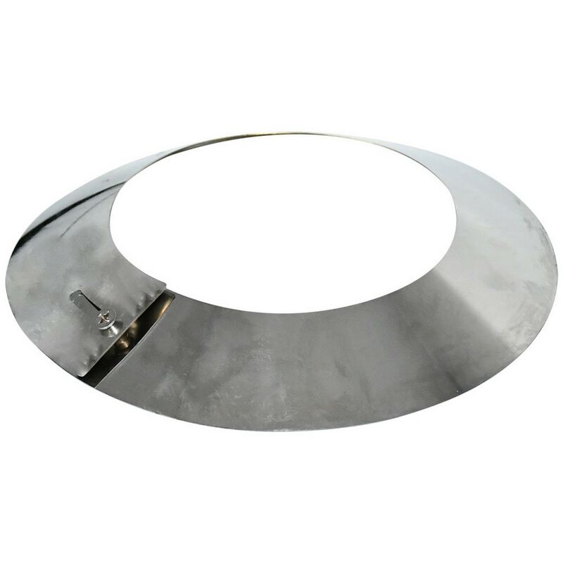 Rosone Ellittico In Acciaio Da 15 Cm - Spessore 2 Mm Per Decorazione E Supporto - Foto 3