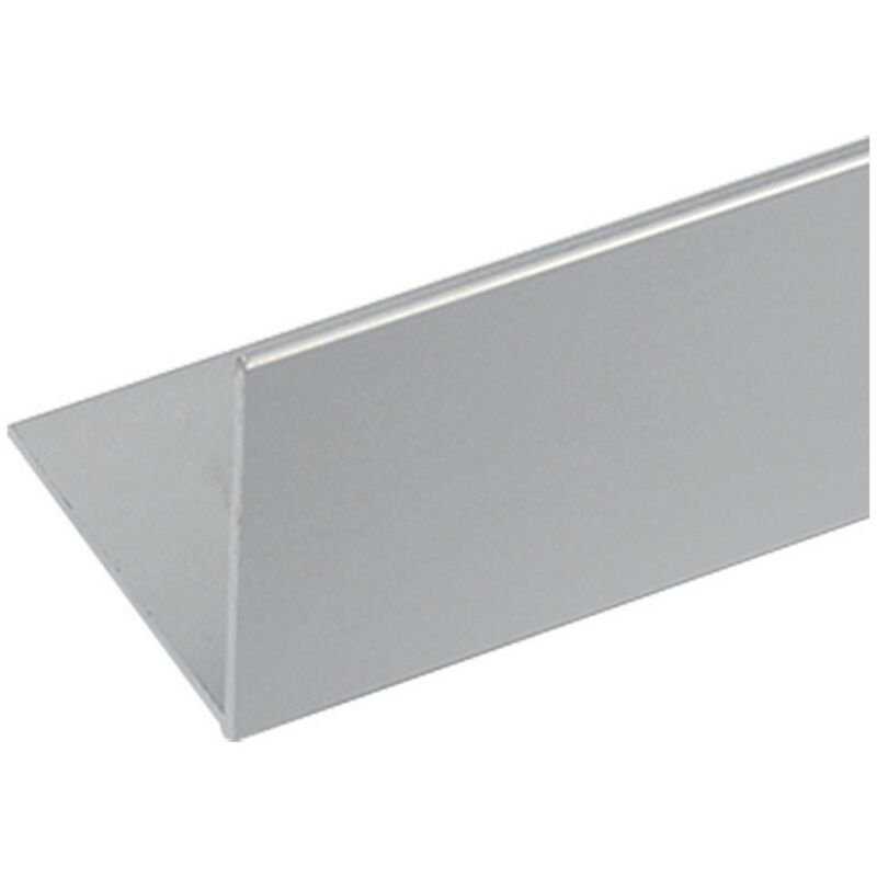 15PZ PROFILO PER FAI DA TE ANGOLARE MM 20 X 20 X 1 - MT 2 ARGENTO BRIL.