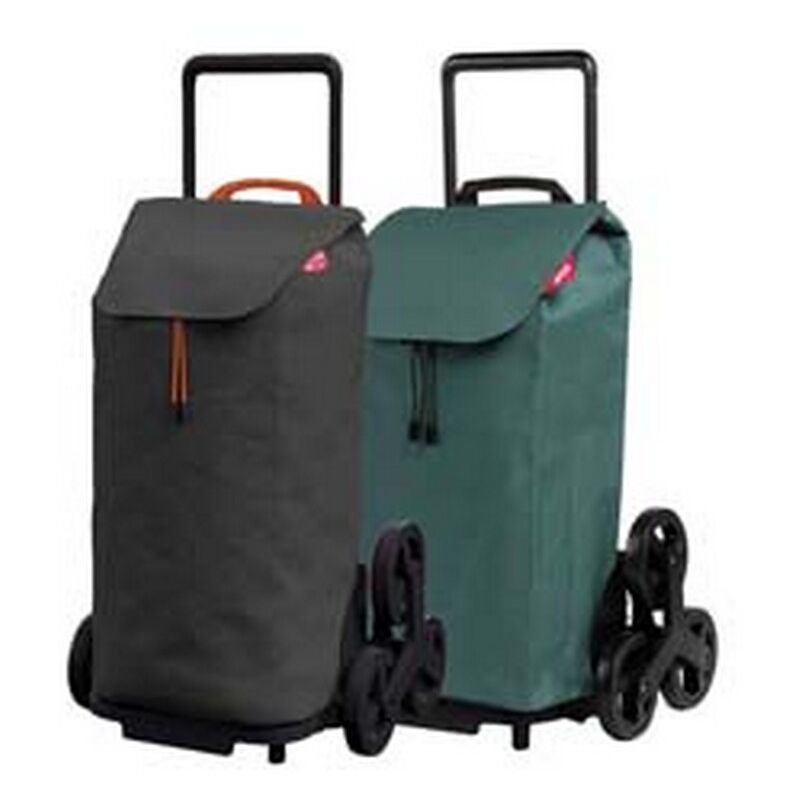 Carrello Della Spesa Hoppa Extra Large 57L - Leggero E Pieghevole (Blu Navy/Farfalle)