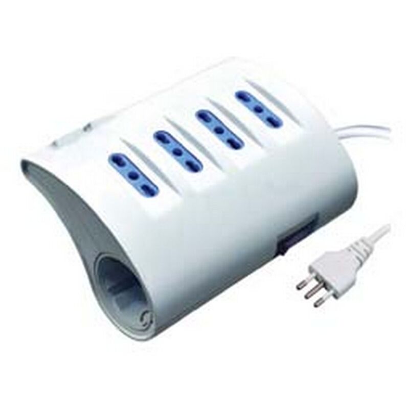MULTIPRESA DA TAVOLO 4 BIPASSO + 2 SCHUKO + 2 USB