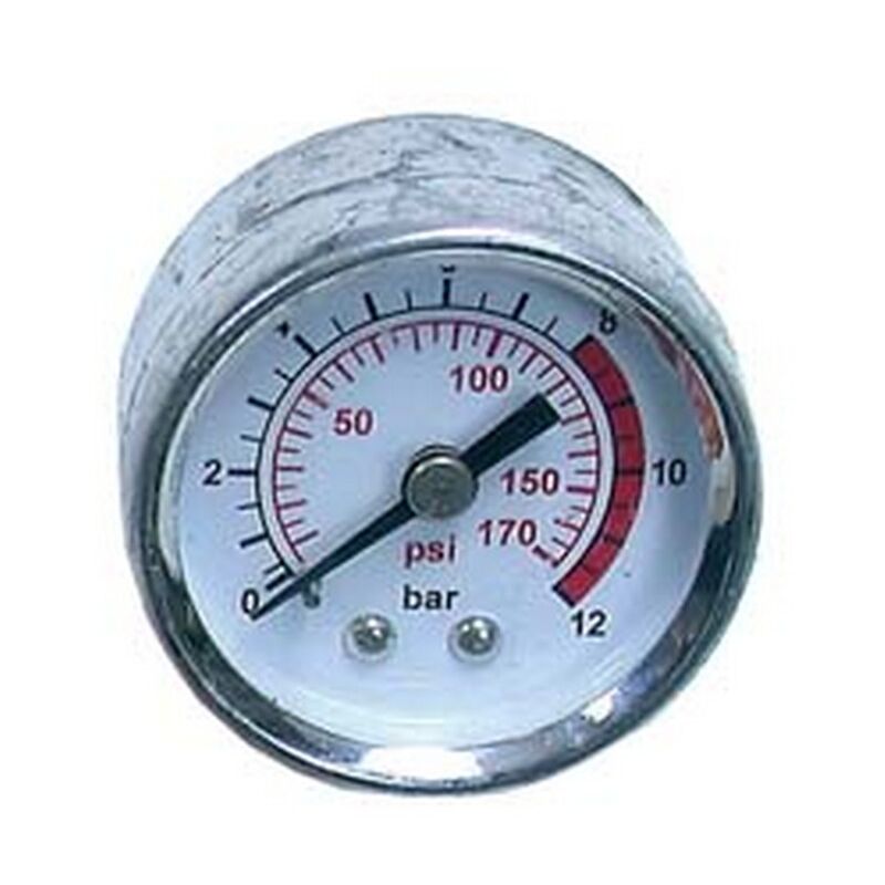 Manometro Universale 0-4bar / 0-60psi - Misuratore Di Pressione Per Acqua, Aria, Olio - Tester Compatto