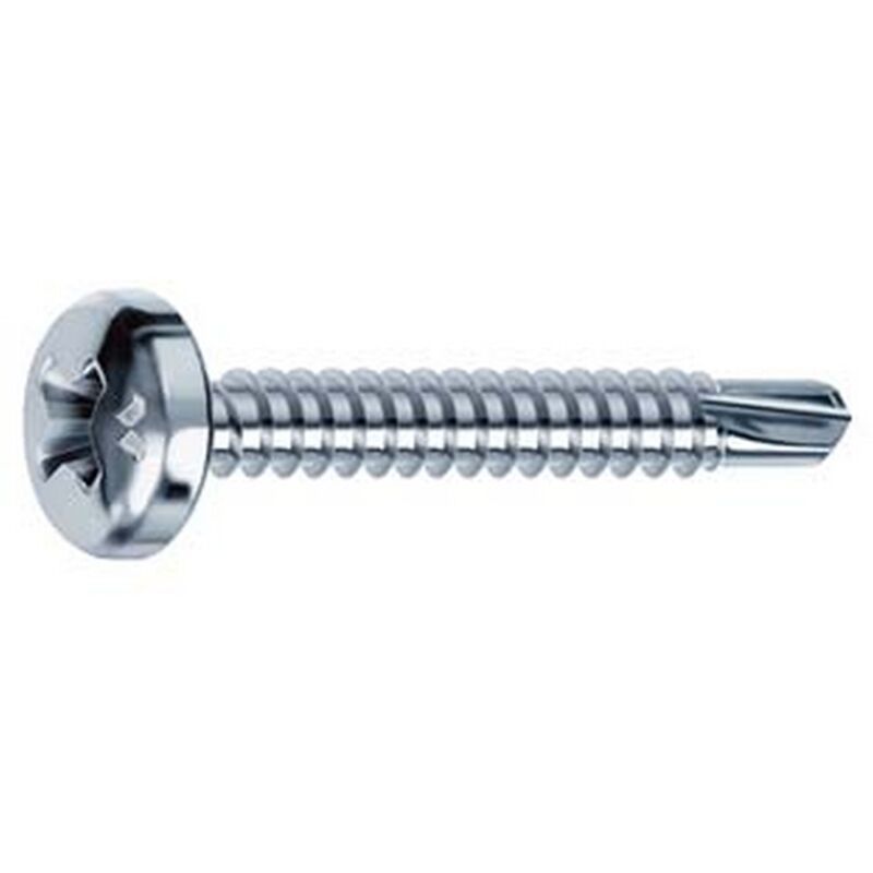 Viti Autoperforanti In Acciaio Inox #6 X 1-1/4&Prime; Testa Piatta &ndash; Confezione Da 1000 Pezzi