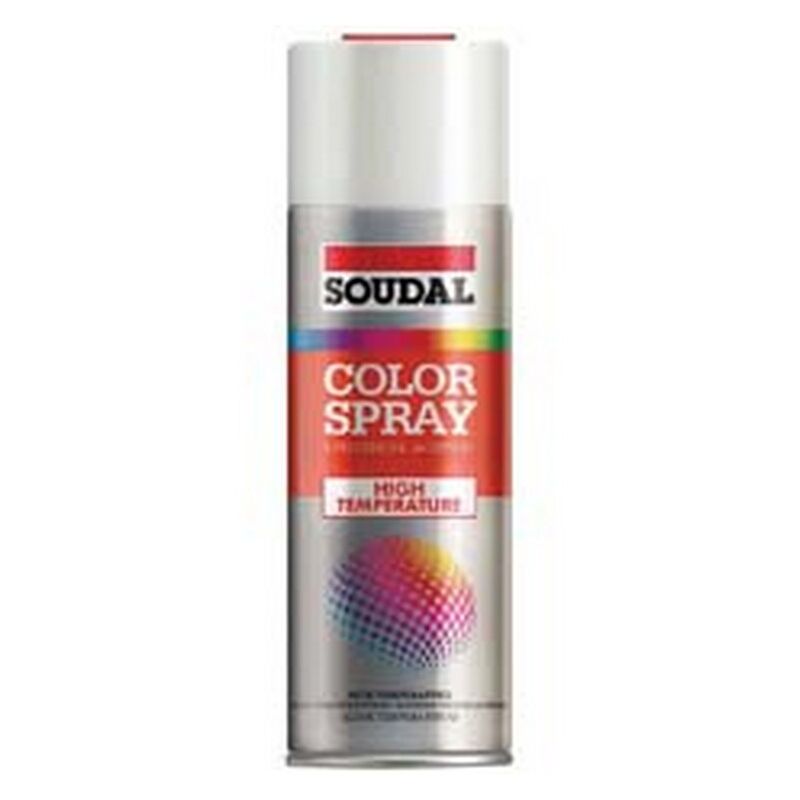 6PZ COLOR SPRAY ALTE TEMPERATURE SMALTO SPRAY - ml.400 - alluminio (156122)