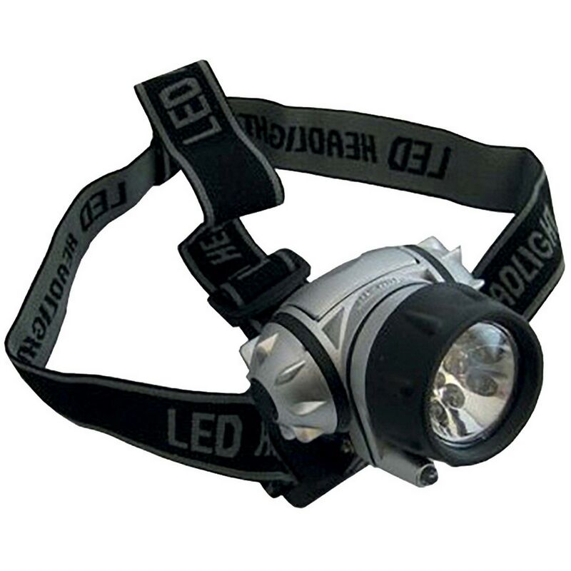 Torcia lampada frontale 7 LED da testa ricaricabile regolabile notturna  TE-B0318