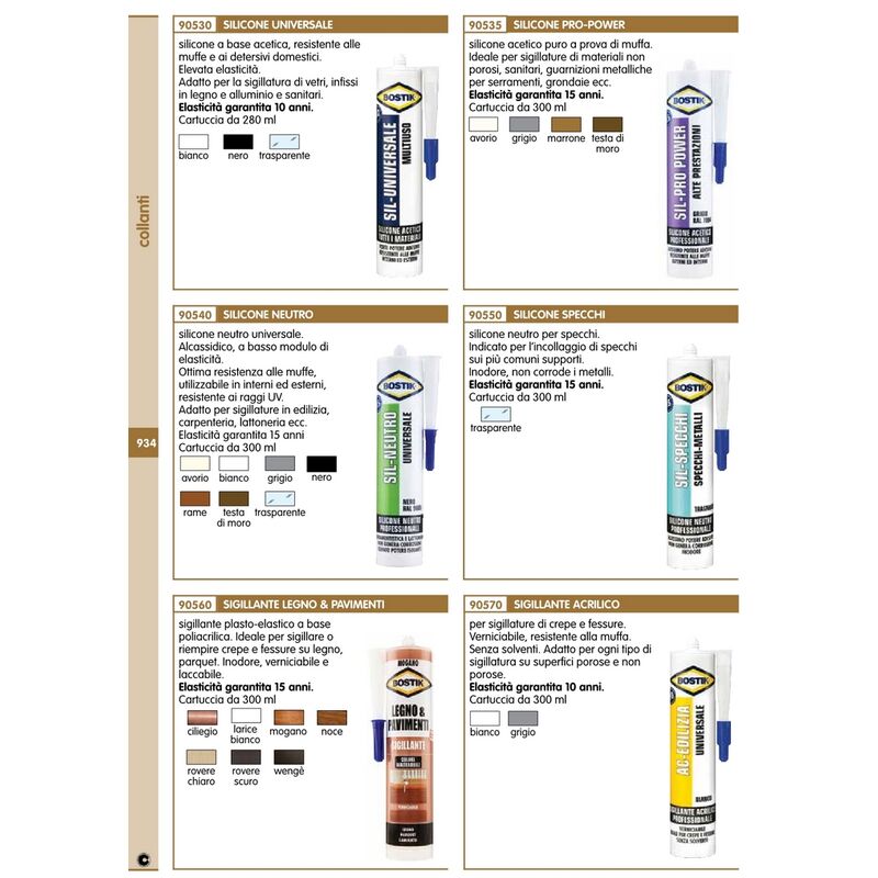 Bostik SIL-PRO POWER  Bostik il professionista di adesivi e