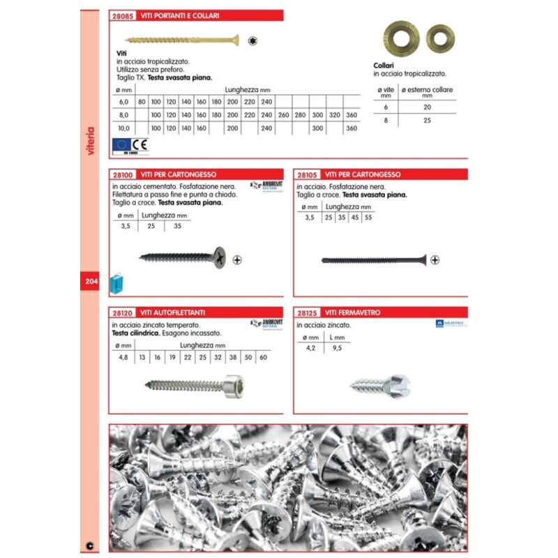 100 Viti Per Legno Testa Torx 4.2x45mm - Finitura Anticorrosione Marrone Per Esterno - Foto 10