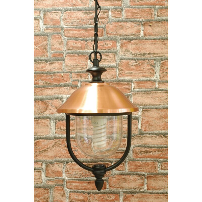 LANTERNA CON CATENA COPPER W.60