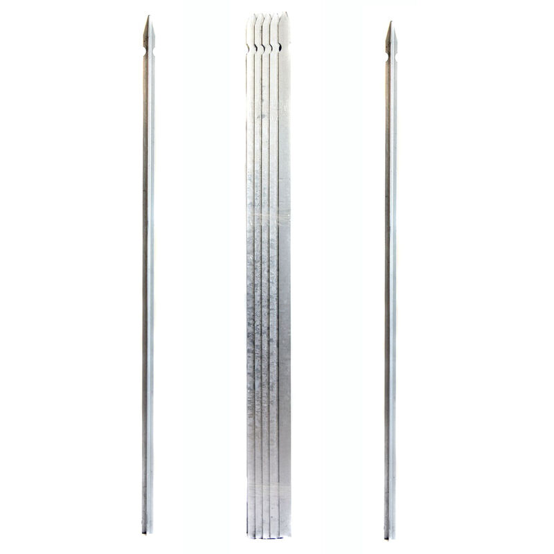 Pali In Legno Per Recinzione Ø 6 Cm X Altezza 250 Cm - Trattati E Con Punta - Per Staccionate Fai Da Te - Foto 13