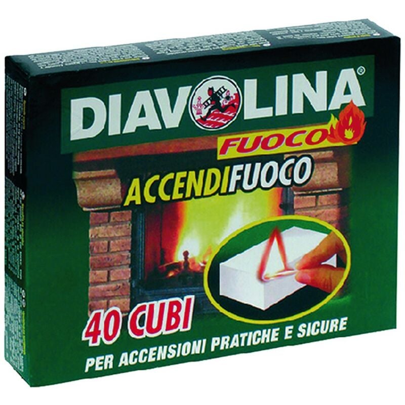 24pz Diavolina 'ACCENDIFUOCO' 40 Cubi Art. 15300