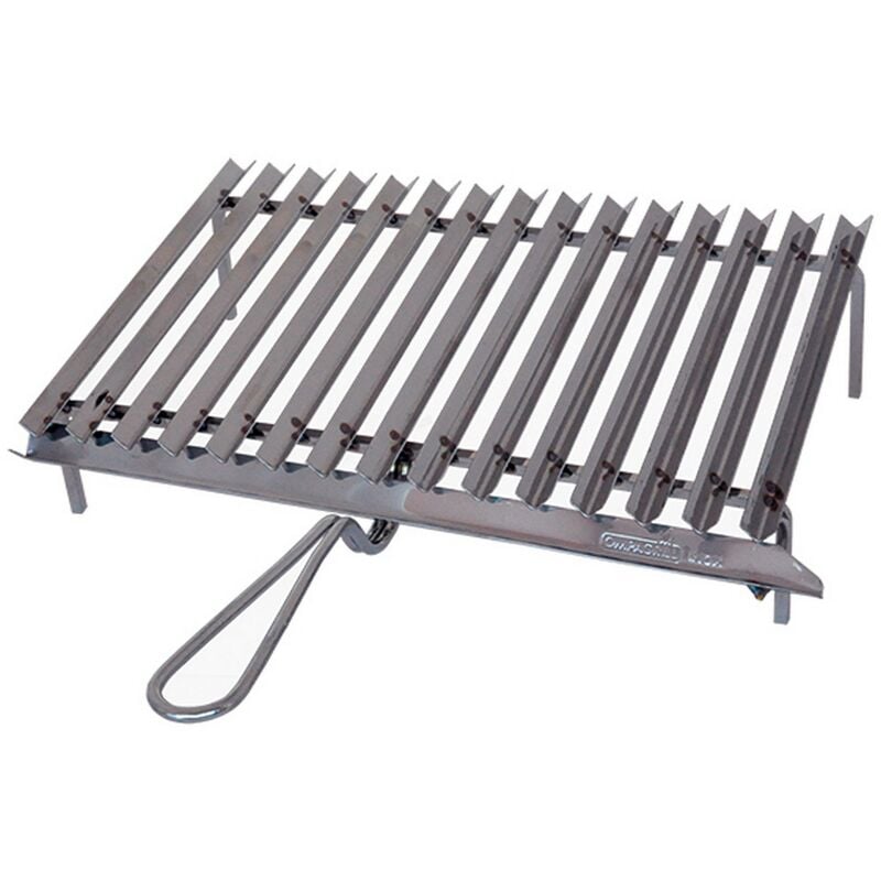 GRATICOLA SINGOLA 70x35cm per BARBECUE FORNACELLA CAMINO GRIGLIA in ACCIAIO