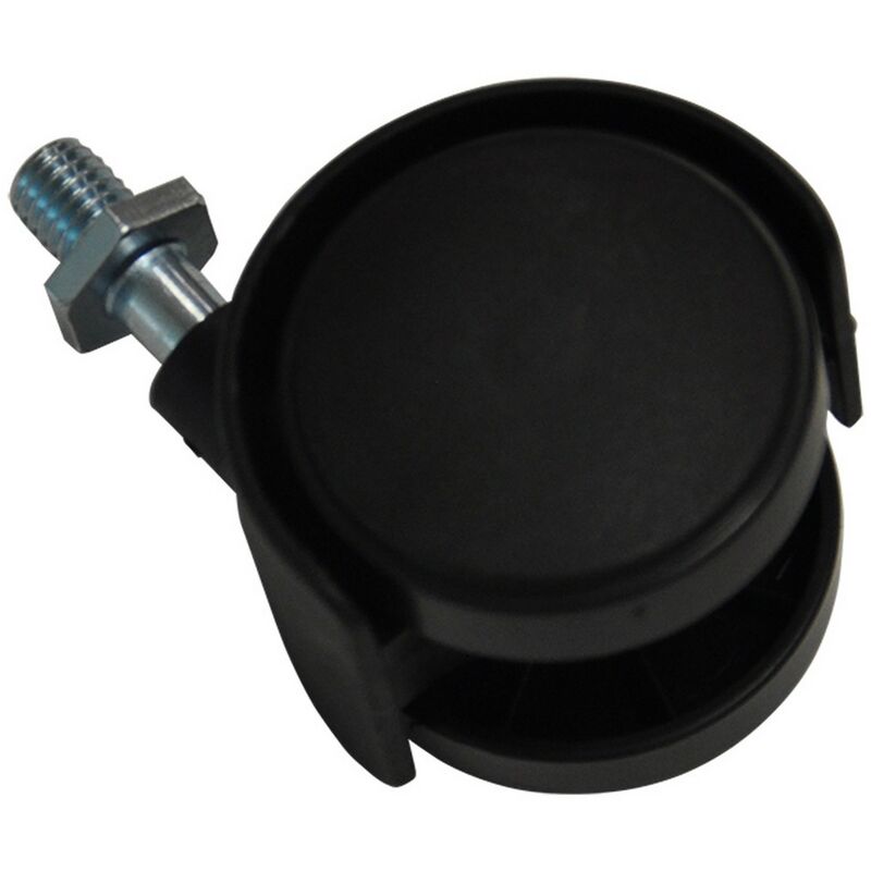 Rotella Pivotante Con Freni - Per Carrelli E Mobili | Portata 130 Kg, Gomma Piena - Foto 6