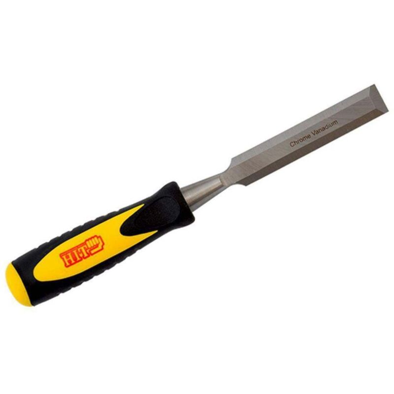 Scalpello Per Legno Rolson 56183 - Lame In Acciaio Al Cromo Vanadio, Manico Comodo, 32 Mm