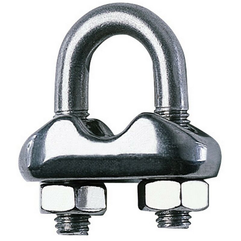 Sourcingmap Morsetti Per Cavo In Acciaio Inox 304 (5 Pezzi) Per Fune Da 1,5-2 Mm - Clip A Corda Singola - 5
