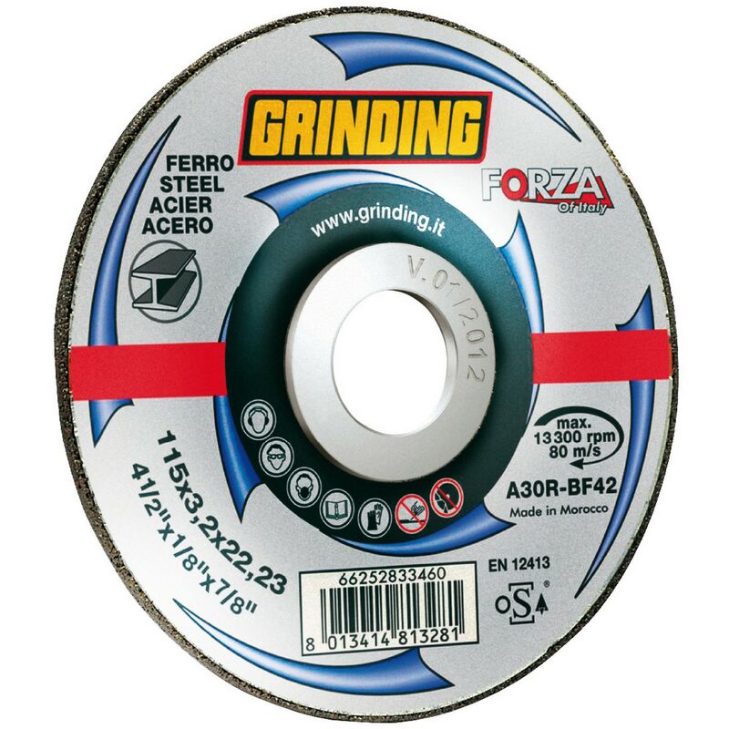 grinding forza disco sottile per ferro 115x1,0