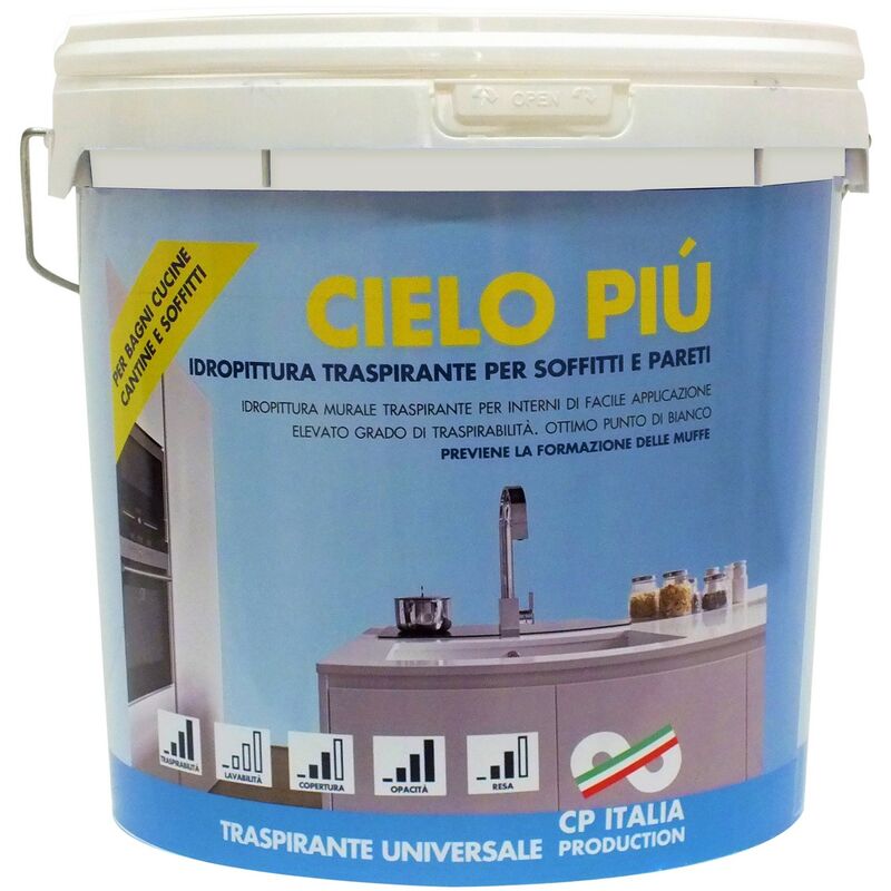 IDROPITTURA SEMILAVABILE CIELO PIÙ LT.14