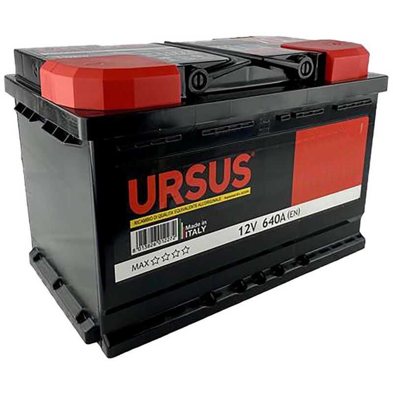 Batteria per auto start & stop 'ursus' 60 ah - mm 242 x 175 x 190