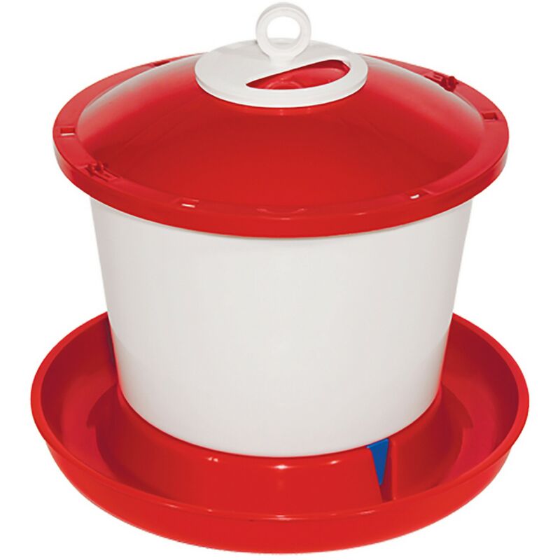 Abbeveratoio Per Pulcini Ukal - Circolare Con 10 Fori - Compatibile Con Bottiglie D'Acqua - Foto 6